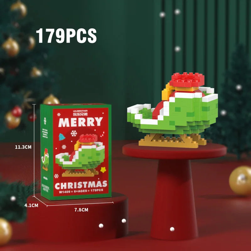 SnowBloom™ Christmas Micro Building Blocks – Gift Set