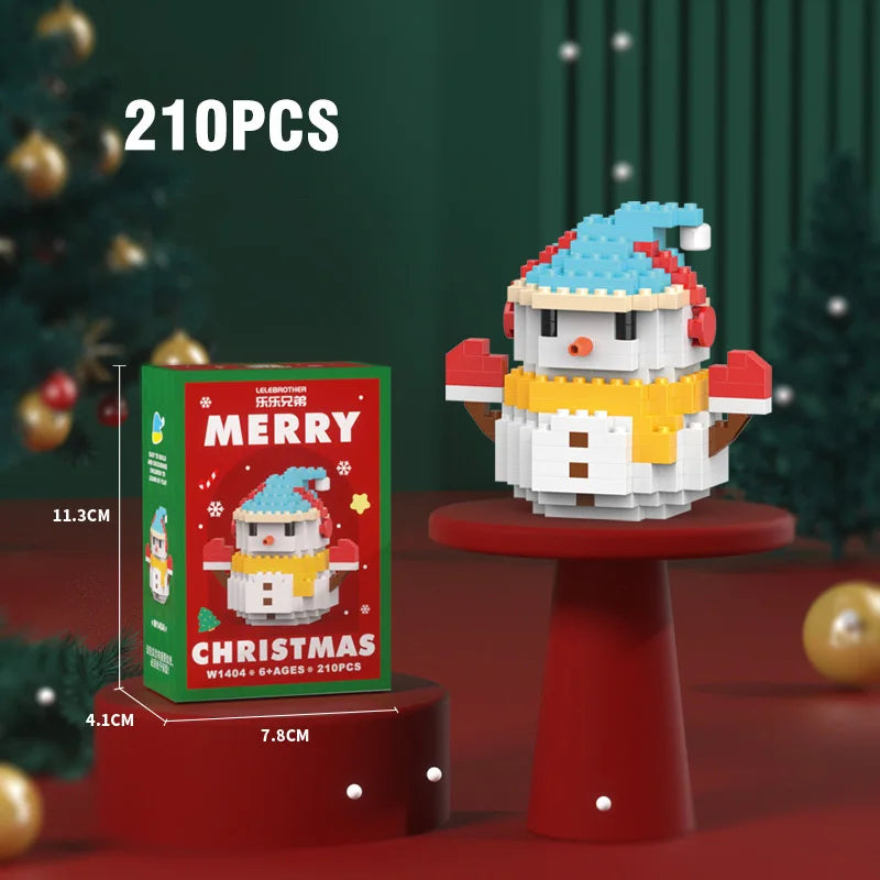 SnowBloom™ Christmas Micro Building Blocks – Gift Set