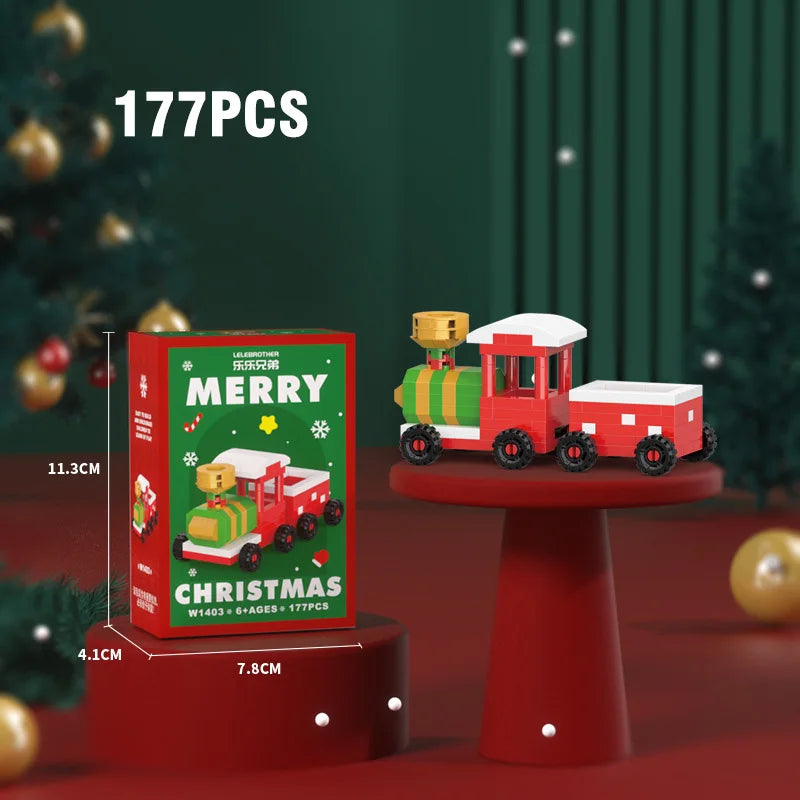 SnowBloom™ Christmas Micro Building Blocks – Gift Set