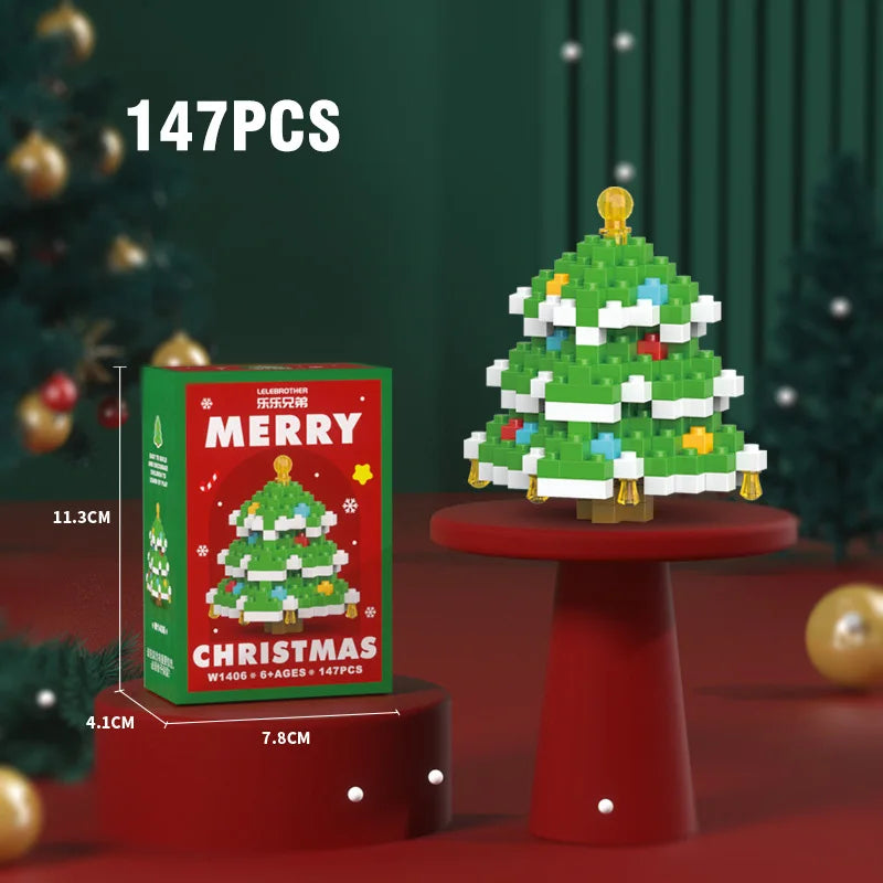 SnowBloom™ Christmas Micro Building Blocks – Gift Set