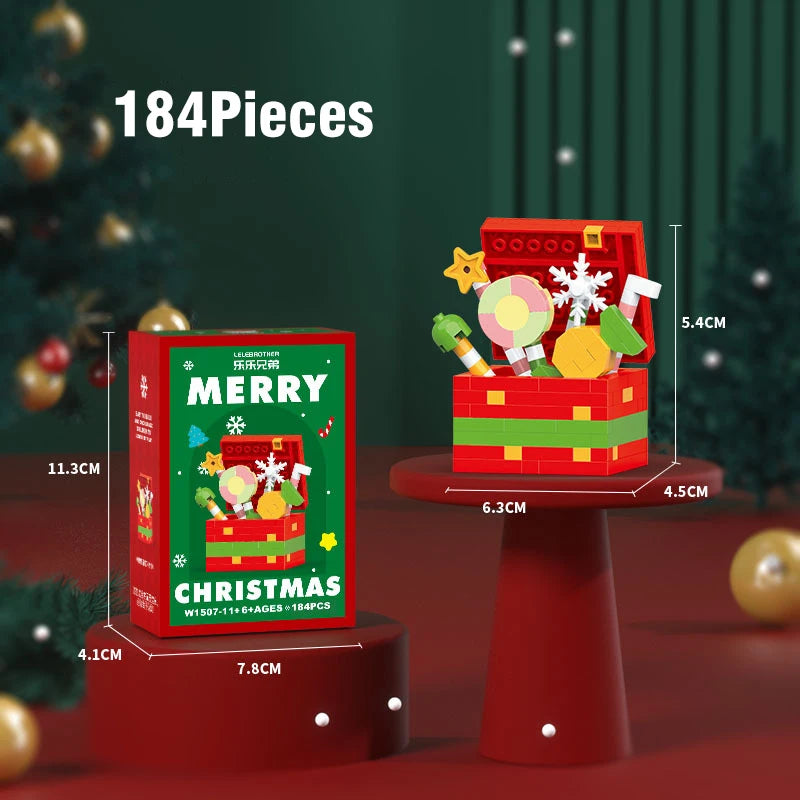 SnowBloom™ Christmas Micro Building Blocks – Gift Set