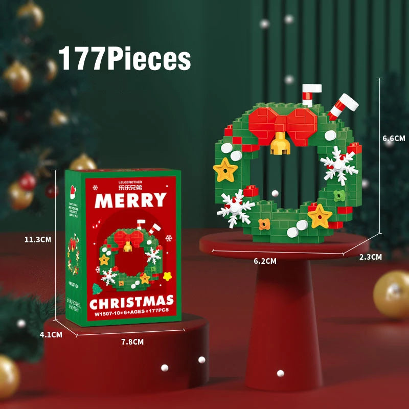 SnowBloom™ Christmas Micro Building Blocks – Gift Set