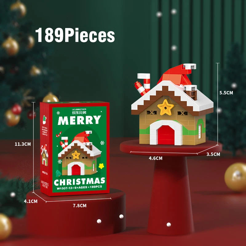 SnowBloom™ Christmas Micro Building Blocks – Gift Set