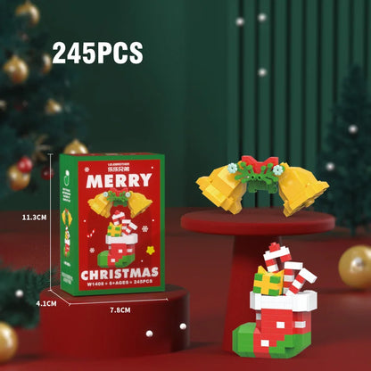 SnowBloom™ Christmas Micro Building Blocks – Gift Set