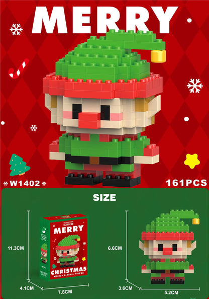 SnowBloom™ Christmas Micro Building Blocks – Gift Set