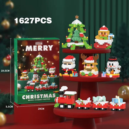 SnowBloom™ Christmas Micro Building Blocks – Gift Set