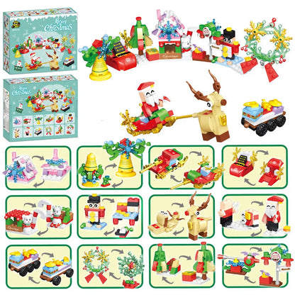 SnowBloom™ Christmas Micro Building Blocks – Gift Set