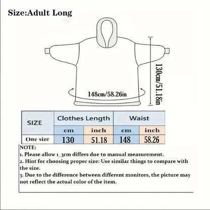 SnowBloom™ Oversized Christmas Hoodie Blanket
